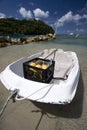 Fruit Boat, St. Lucia Royalty Free Stock Photo