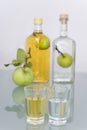Fruit in bottle Royalty Free Stock Photo