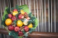 Fruit bouquet for christmas