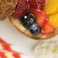 Fruit brioche. Royalty Free Stock Photo