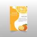 Fruit Brochure template vector