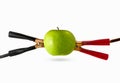 Fruit cable power energy Royalty Free Stock Photo