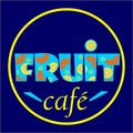 Fruit cafe logo. Slices of orange and lemon. Vector.
