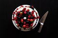 A fruit cake table Royalty Free Stock Photo