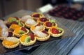 fruit canape cocktail, food, sweet, food, diet, meal, cuisine, feed, bread Royalty Free Stock Photo