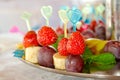 Fruit canapes