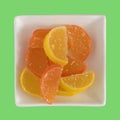 Fruit candy lemon slices. Royalty Free Stock Photo