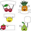 Fruit Characters & Posters [2] Royalty Free Stock Photo