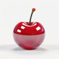 Fruit cherry food and drink icon 3d rendering on isolated background