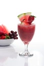 Fruit cocktail and fresh fruit Royalty Free Stock Photo