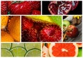 Fruit collage Royalty Free Stock Photo