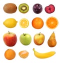 Fruit collection Royalty Free Stock Photo