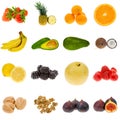 Fruit collection Royalty Free Stock Photo