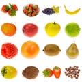 Fruit collection Royalty Free Stock Photo