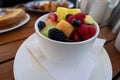 Fruit Cup for breakfast Royalty Free Stock Photo