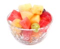 Fruit cup - isolated Royalty Free Stock Photo