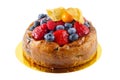 Fruit Custard Cake