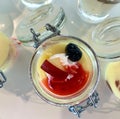 Fruit Custard Pot Desert