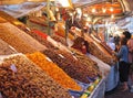 Fruit and date stall in Marrakech Medina Royalty Free Stock Photo