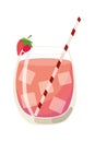 fruit drink strawberry icon