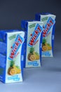 Fruit drink Wicky from Netherlands, Dutch brand Royalty Free Stock Photo