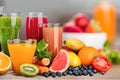 Fruit drinks Royalty Free Stock Photo