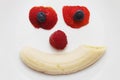 Fruit Face Plate Royalty Free Stock Photo