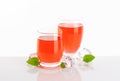 Fruit flavored drinks Royalty Free Stock Photo