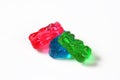 Fruit flavored gummy bears Royalty Free Stock Photo