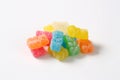 Fruit flavored gummy bears Royalty Free Stock Photo