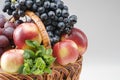 Fruit food objects in a basket Royalty Free Stock Photo