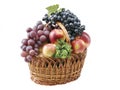 Fruit food objects in a basket Royalty Free Stock Photo