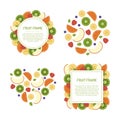 Fruit frames set