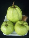 Fruit guava which abound with the advantage