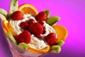 Fruit Ice Cream Royalty Free Stock Photo