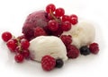 Fruit ice cream Royalty Free Stock Photo