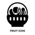 Fruit icon vector isolated on white background, logo concept of Royalty Free Stock Photo