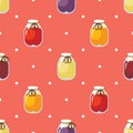 Fruit Jam Seamless Pattern