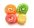 Fruit jellies Royalty Free Stock Photo