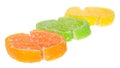 Fruit jellies Royalty Free Stock Photo