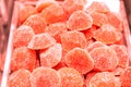 Fruit jelly candies in a box Royalty Free Stock Photo