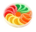 Fruit jelly sweets Royalty Free Stock Photo