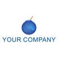 Fruit juice blue logo