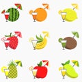 Fruit Juice Icon Royalty Free Stock Photo