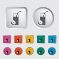 Fruit juice icon. Royalty Free Stock Photo