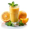 fruit juice white background Royalty Free Stock Photo