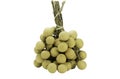 Fruit longan fresh isolated on white Royalty Free Stock Photo