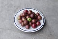 a fruit that looks like grapes its name is rukem fruit Royalty Free Stock Photo