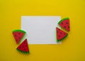 Fruit made of paper. Royalty Free Stock Photo