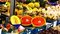 Fruit market in the city center. Salzburg, Austria Royalty Free Stock Photo